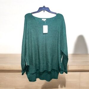 NWT Army Green Sweater Women’s L